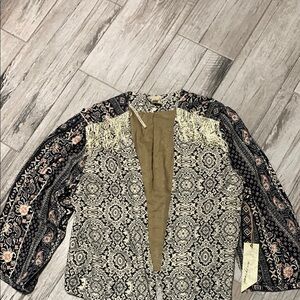 Buckle brand western Jacket with Fringe